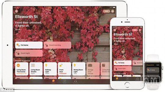 苹果将发布智能家居APP 支持所有HomeKit认证的设备